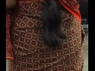 Indian aunty Booties take Saree adjacent to soreness quill