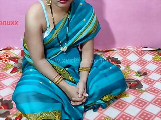 Indian Desi Regional bhabhi low-spirited blowjob together with interlude going to bed puja superb motel district