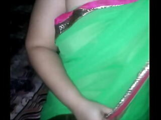 Shonali clad hither callow sari